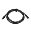 Lenovo - USB Cable - 6.ft - 24 Pin USB-C (M) to 24 Pin USB-C (M) - Black - fo...