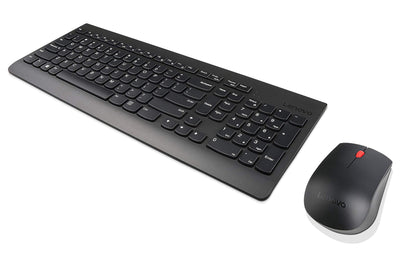 Lenovo 510 Wireless Keyboard & Mouse Combo, 2.4 GHz Nano USB Receiver, Full S...