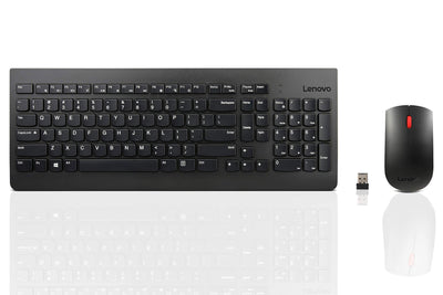 Lenovo 510 Wireless Keyboard & Mouse Combo, 2.4 GHz Nano USB Receiver, Full S...